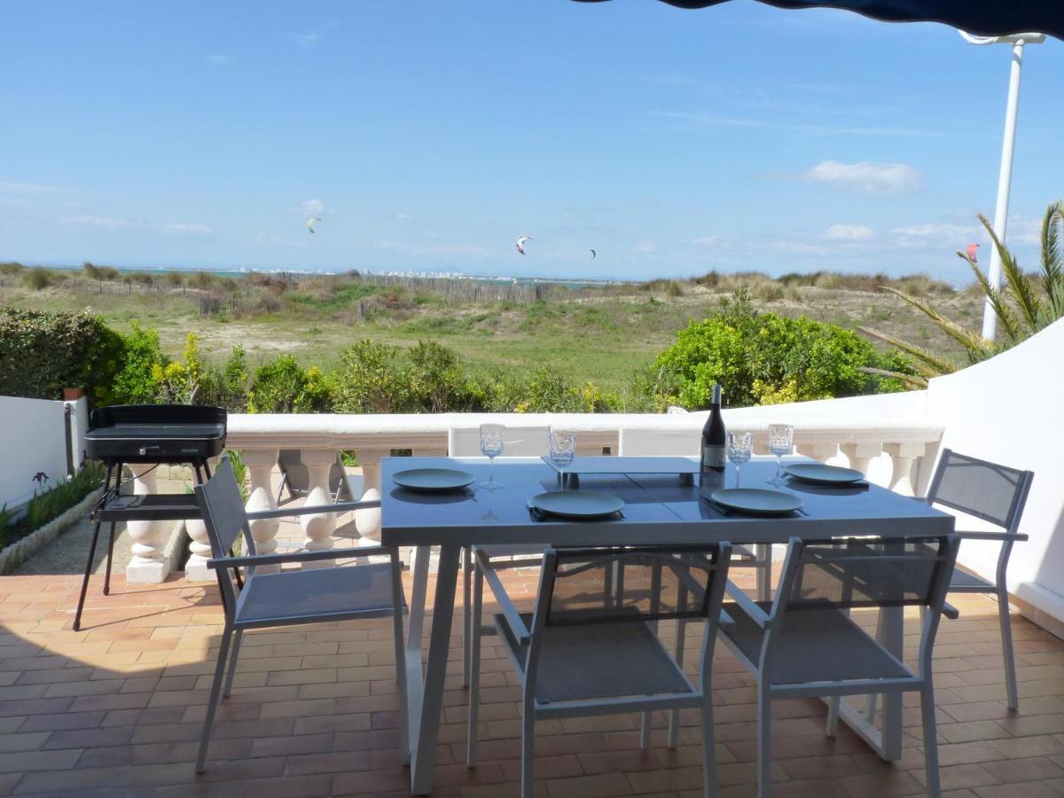 Sol-Y-Days Flamant, Superbe Appartement En Rez De Jardin Avec Grande Terrasse Et Jardinet, Face A La Mer Le Grau-du-Roi Exteriör bild